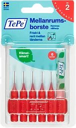 0,5mm Mellanrumsborste 6-p