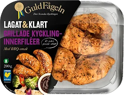 Kycklinginnerfilé grillad BBQ