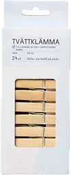 Tvättklämma i bambu 24-p