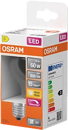 Led Normal 806lm E27 60w Dimmable Warm White