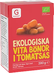 Vita Bönor Tomatsås Ekologiska