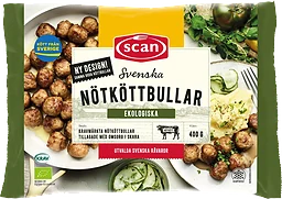 Nötköttbullar Svenska Ekologiska Fryst