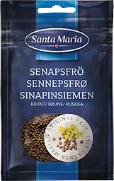 Krydda Brunt Senapsfrö påse