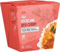 Wok Kyckling röd curry Fryst
