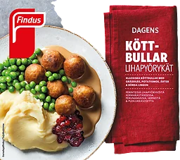 Köttbullar med Mos Fryst/1 Port