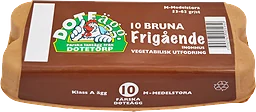 Ägg Bruna Frigående inomhus M 10-pack
