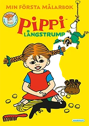 Målarbok Pippi Långstrump