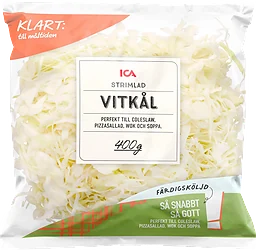 Strimlad Vitkål Klass 1
