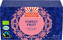 Svart Te Forest Fruit 35g