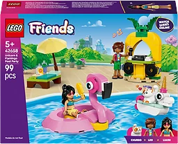 Poolparty enhörning och flamingo 42658