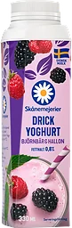 Drickyoghurt Hallon Björnbär 0,8%