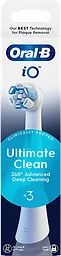 Tandborstrefill iO UC svart 3-pack