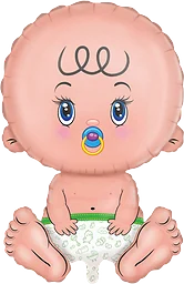Folieballong Bebis 75cm
