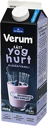 Blåbär Vanilj Lättyoghurt 0,5% Laktosfri