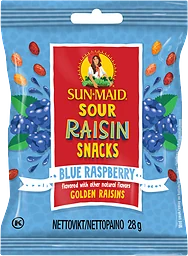 Blue Raspberry Sour Raisin Snack