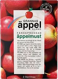Äppelmust Färskpressad Grannas