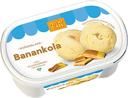Gräddglass Banankola