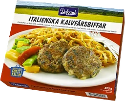 Kalvfärsbiffar Italienska