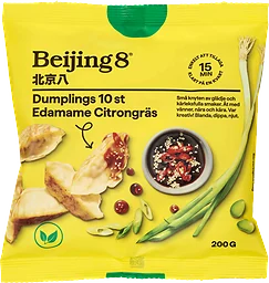 Dumplings Edemame citrongräs 10-pack