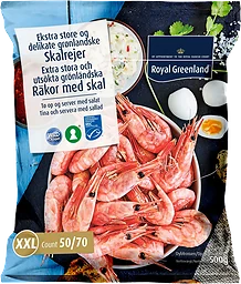 Räkor med Skal Xxl 50/70 Frysta