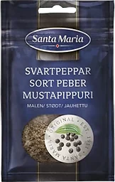 Svartpeppar Malen påse