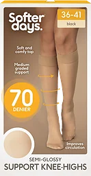 Knästrumpa Support Nude 37/40 1-pack