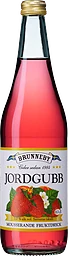 Jordgubb Mousserande Fruktdryck Glas