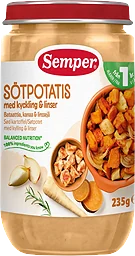 Barnmat Sötpotatis med kyckling & linser 1år