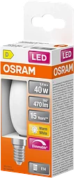 LED Kron Matt E14 470lm( 40W) Dimbar