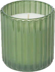 Fylld ljuslykta Dusty grön