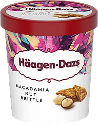 Glass Macadamia nut brittle Häagen Dazs