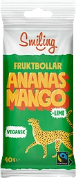 Fruktbollar Ananas, mango & lime