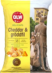 Delichips Cheddar & Gräddfil