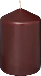 Blockljus vinröd 10cm