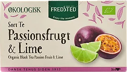 Svart te Passion & Lime Ekologisk 16-p