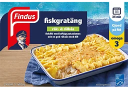 Fiskgratäng räk & dillsås Fryst