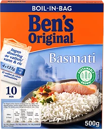 Basmatiris Boil-in-bag 4x125g