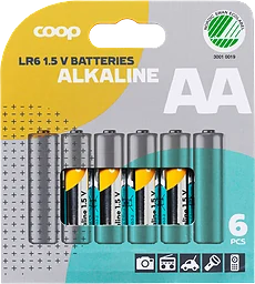 Batteri LR6 1.5V AA Alkaline 6-pack