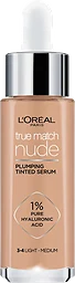 True Match Nude Plumping Tinted Serum Light-Medium 3,4 L’Oréal Paris