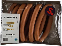 Wienerkorv 70% Kötthalt