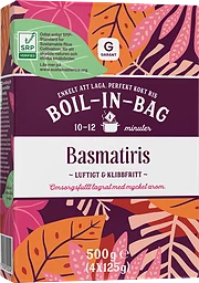 Basmati Boil-in-bag 4x125g