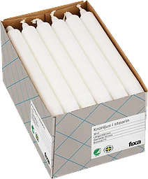 Kronljus Vit 20cm