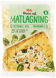 Matlagningsost Riven 12%