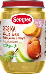Persika Äpple Päron Puré