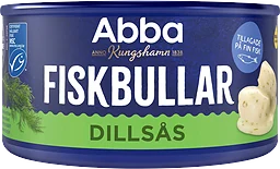Fiskbullar i dillsås