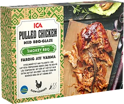 Pulled Chicken Smokey BBQ med glaze