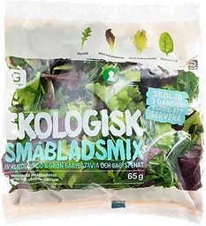 Småbladsmix Ruccola Röd/grön Klass 1