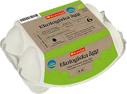 Ägg M/L Ekologiska 6-p