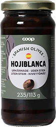 Svarta Oliver Hojiblanca Urkärnade