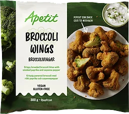 Broccoliwings Färdigstekta